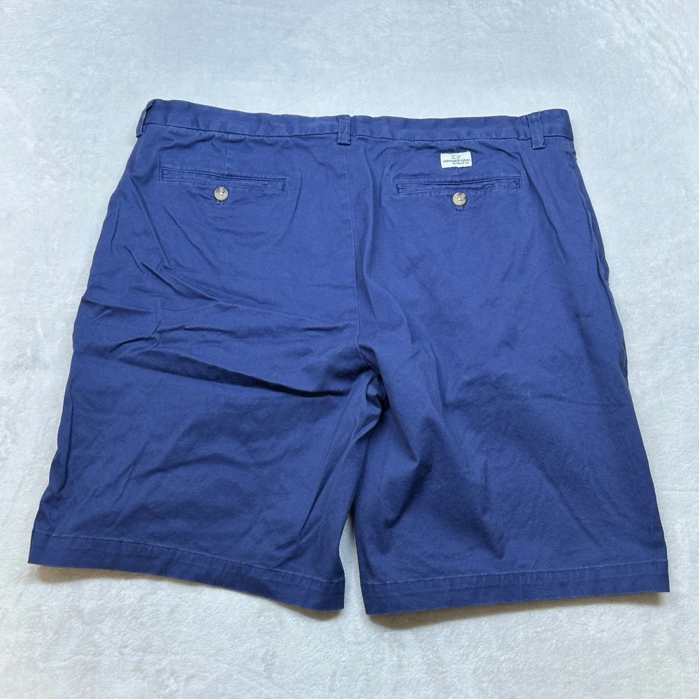 Vineyard Vines Chino Shorts‎ Mens Size 38 Blue Classic Fit Casual